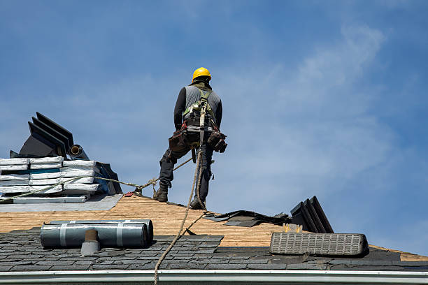 Professional Metal Roofing technician working in Red Oak, IA